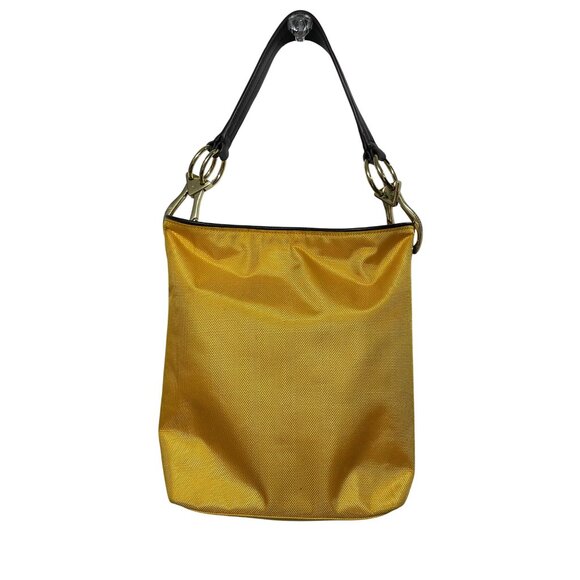 Jean Pierre Kliffa Paris Nylon Bucket Bag Clementine in Yellow - Picture 3 of 15